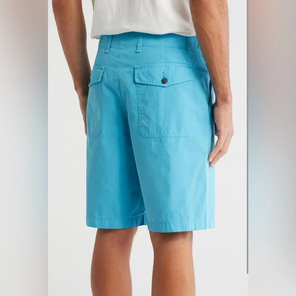*NEW* Men's Rag & Bone Cliffe Peached Cotton Field Shorts in Topaz Size 30
